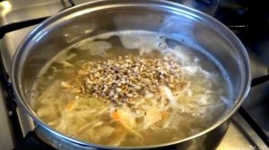 Уральские щи с перловой крупой