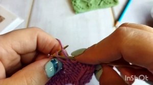 Шикарный узор с шишечками! Узор √11 из книги 260 необычных схем. Хитоми Шида.