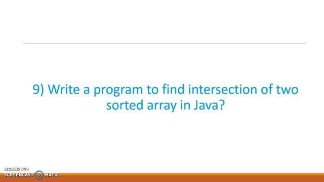 18 Java array coding interview questions