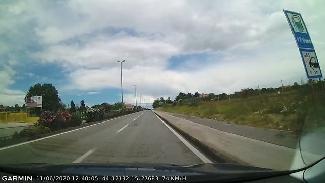 DRIVE #1091: Makarska-Split-Zadar-Rijeka (Croatia) (timelapse 4x) *Read Description*
