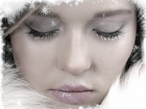 У тебя на ресницах