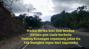 SEPANJANG JALAN KENANGAN. Karaoke Nada Wanita.  Ciptaan Is Haryanto