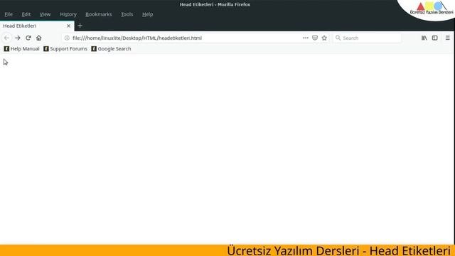 HTML5 Base,title,style,link,meta,script,noscript Etiketleri Nasıl Kullanılır ?