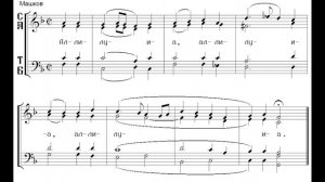Аллилуия. Машков. Альт
