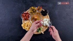 Закусочная елка из канапе - Рецепты от Со Вкусом