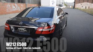 MEC Design Mercedes W212 E500 Exhaust - Sound Version Earthquake