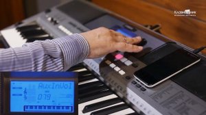 Синтезатор Yamaha PSR E443. Подключение внешних аудиоустройств (5/5)