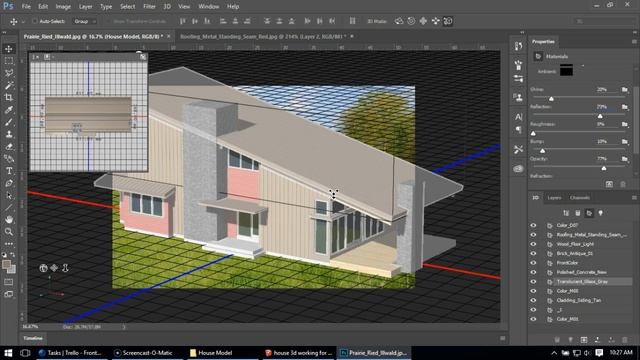 Material Reflections in Photoshop 3D смотреть онлайн