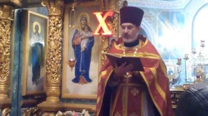 Всеночная Пасхальная Литургия. Читает отец Владислав