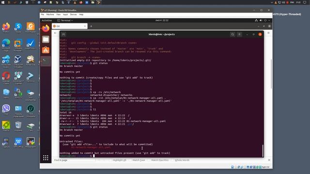 Основы Git | Ubuntu 21.04 смотреть онлайн