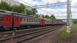 Электропоезд ЭР2Р-7054 сообщением №6224 Москва-Егорьевск