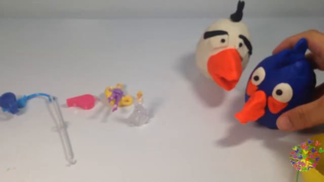 Learn Colors With Play Doh Angry Birds Surprise Eggs - Drawing And Coloring Angry Birds Egg смотреть онлайн