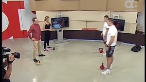Зарядка с гирей