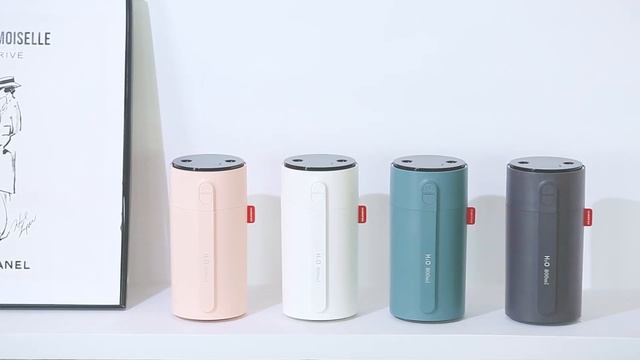 Quiet Bedroom Air Humidifier 280ml Tank USB 2 Mist Modes смотреть онлайн