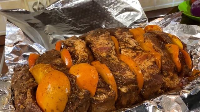 Сочная свиная шея запеченная в духовке!