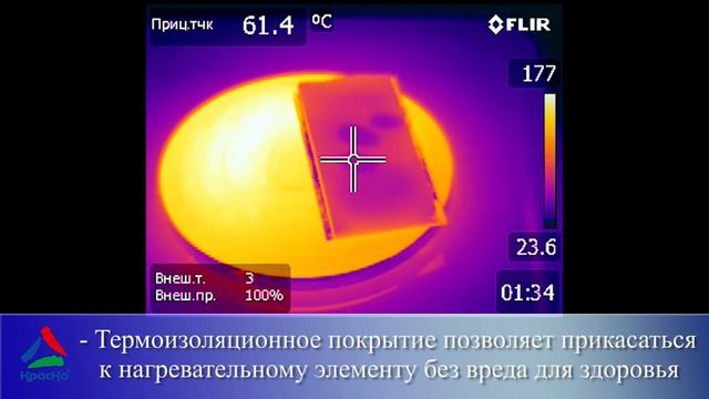 Жидкий теплоизолятор для металла Теплокор. Опыт с тепловизером.
