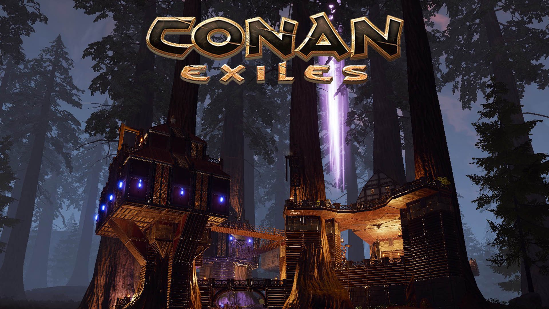 Conan Exiles / Обзор базы игрока Mathayus /Домик на дереве.mp4