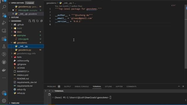 GEOG-510 Week 10 - Python Package Development Workflow