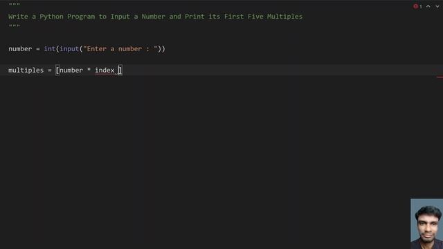 Write a Python Program to Input a Number and Print its First Five Multiples