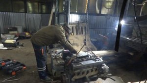 заводим om603 ..