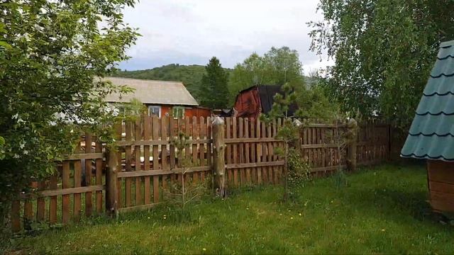 Обзор моего участка в 50 соток и бани на Алтае / Чарышский район / Красный Партизан смотреть онлайн