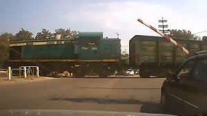 Плохо работающий ж/д переезд