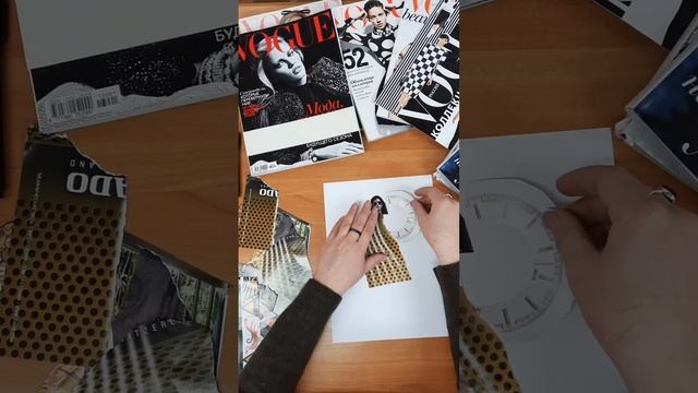 Мастер - класс "ЭСКИЗ МОДЕЛИ ОДЕЖДЫ В ТЕХНИКЕ КОЛЛАЖ"