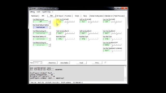 полетная настройка Storm32 смотреть онлайн