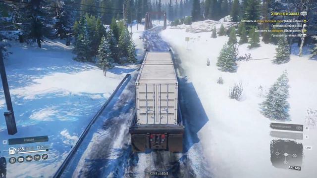 Snowrunner/Аляска: Эпичный заказ - часть 3, финальная (Azov 73210 + Western Star 6900TS)
