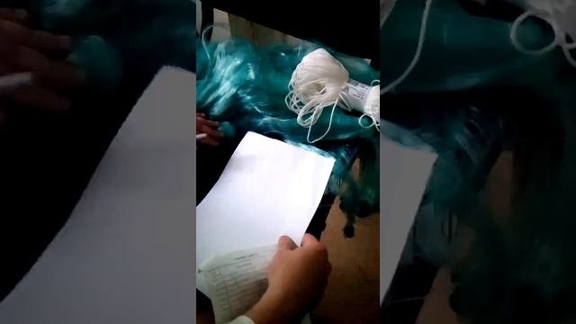 Сетеполотно " Baziz fish". Распаковка посылки с сайта seti-opt.ru.(часть 2)