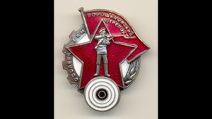 Фалеристика. Знак. Ворошиловский стрелок большой №1263162.  ЭТАЛОННЫЙ.