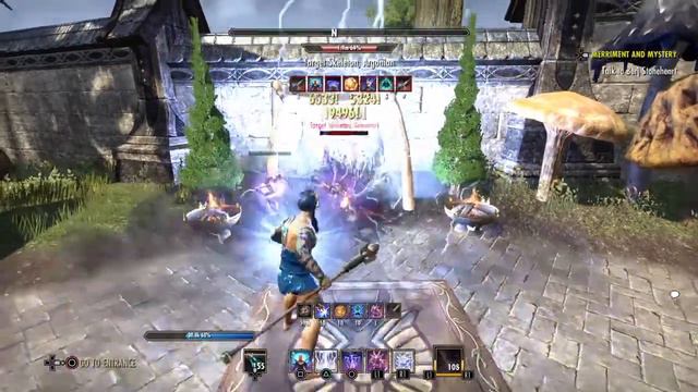 The Elder Scrolls Online: Solo DPS test Magic Sorc morrowind смотреть онлайн