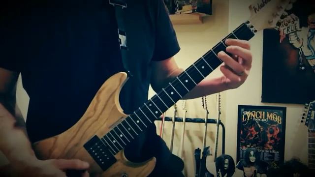 Guitar Cover - Fight For Your Rights - Motley Crue - Washburn N4 - Tuned Down Whole Step - D смотреть онлайн