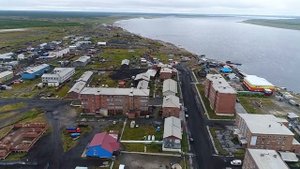 Хатанга с высоты птичьего полета