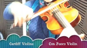 Cardiff Violins Con passione Viola and Con Fuocco Violin demonstration - Lucy Amberstone