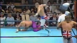 Dan Spivey & Stan Hansen vs. Dynamite Kid & Johnny Smith (10.07.1990)