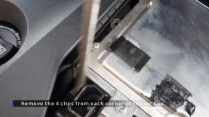 Mercedes Benz  E class 220d AIR fillter change/ w213, w253 with engine OM654