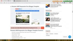 Top 10 AMP Free Blogger Blogspot Website SEO Templates