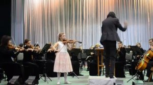 Ilva Eigus (9) plays Ballade et polonaise by Henri Vieuxtemps