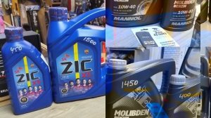 Масло моторное Mannol Molibden Benzin 10W-40  и присадка ресурс. Видео про комментарии. Не о чем.