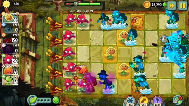 Растение против Зомби 2/Plants vs Zombies ™2/PvZ2 Adventure Lost City Day 29/Затерянный Город День29