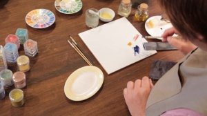 надглазурная роспись