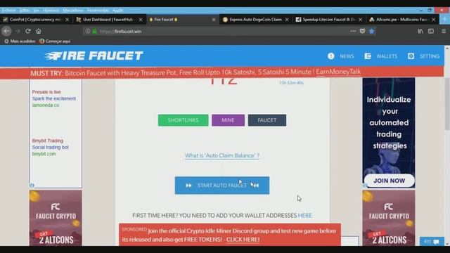 Faucethub e algumas faucets смотреть онлайн