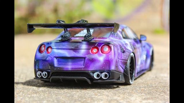 1/18 GT Spirit Nissan GTR GALAXY Liberty Walk LBWK Custom смотреть онлайн