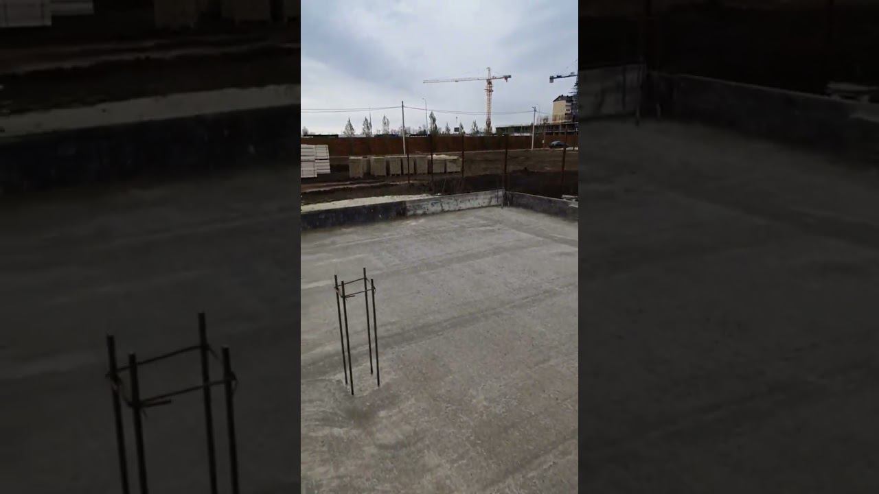 Фундаментная плита #shorts