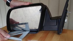 Toyota Tundra mirror glass removal