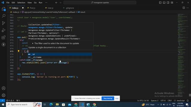 Mastering the $pull Operator in Node.js | Node.js Interview Questions | Basic-to-Advanced