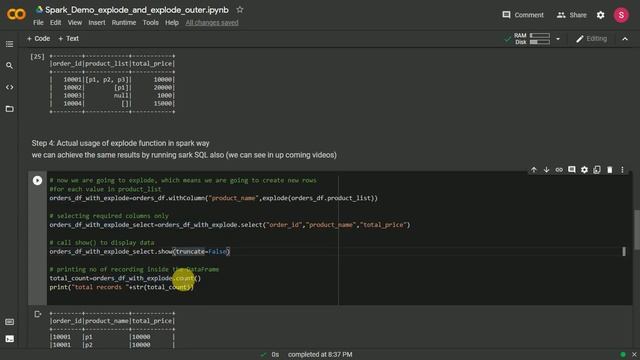 0002 pyspark explode and explode outer with list data example using pyspark DataFrame methods смотреть онлайн