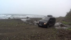 ДОРОГА НА МЫС ПТИЧИЙ ГРОЗНЫЙ ВЕЛИКАН САХАЛИН
