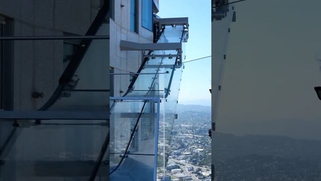 Joyce on the Glass Skyslide @ OUE Skyspace LA